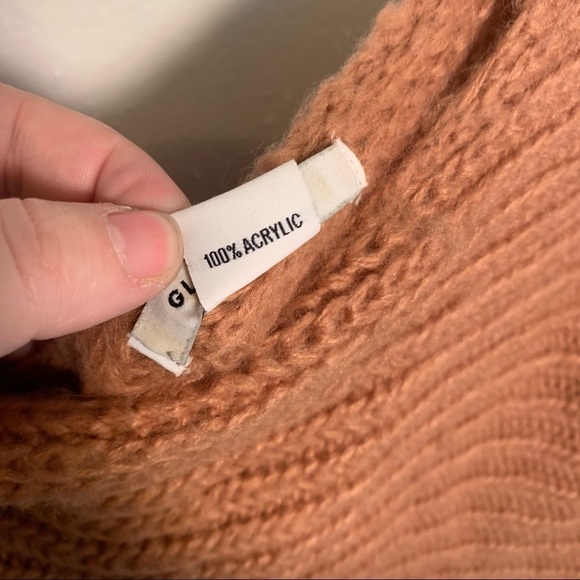 Glamorous Open Back Boyfriend Sweater Pink - Picture 11 of 11